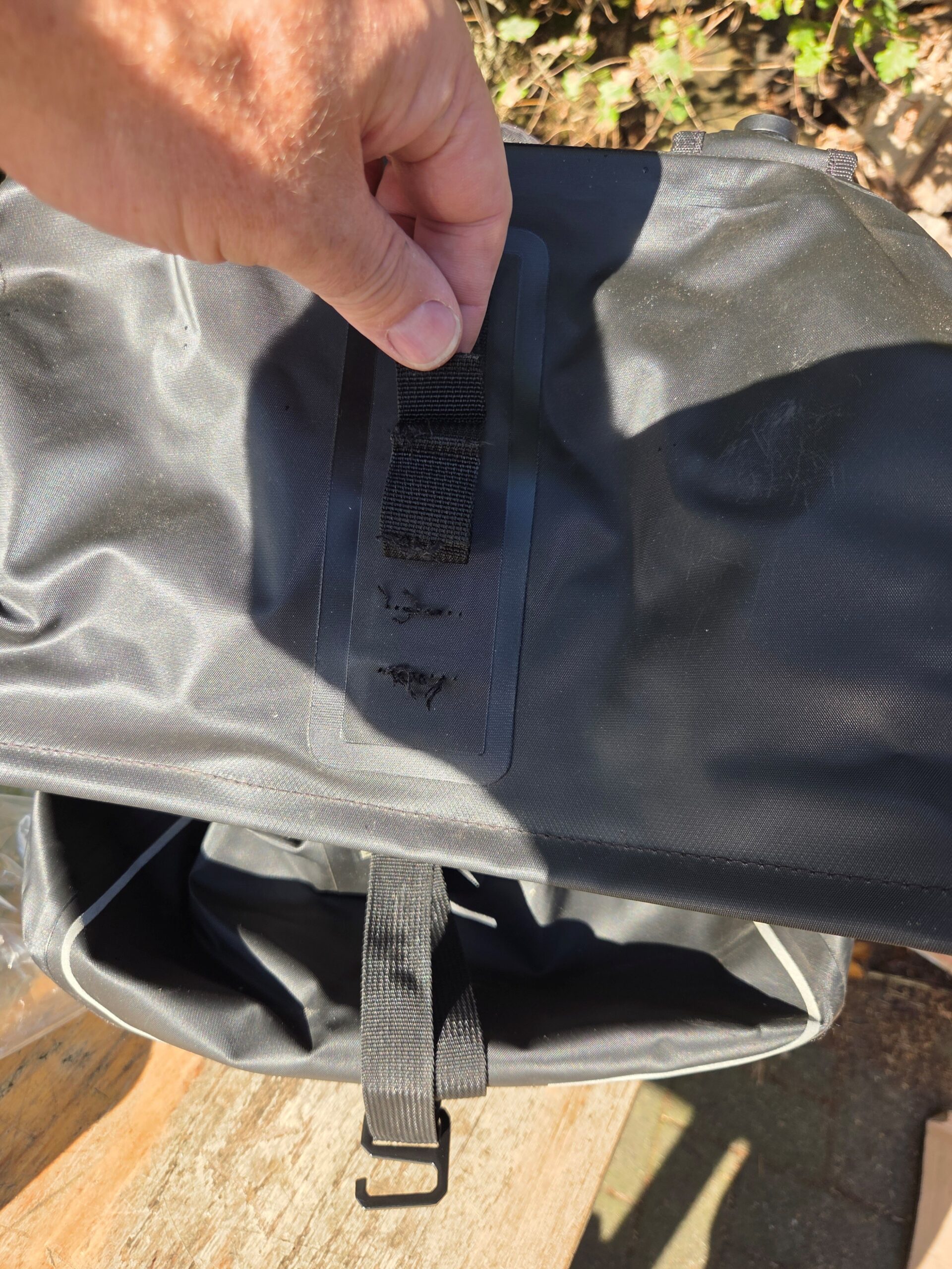 Basil Urban Dry dubbele fietstas MIK, 50L, mat zwart - Afbeelding 2