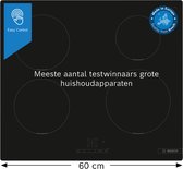 Bosch PUE611BB5D - Serie 4 - Inbouw Inductiekookplaat - 60 cm - Power Boost: tot wel 35% meer vermogen - Touch Select: s