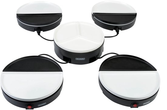 Bourgini Chef's Dinner Party Gourmetstel – 4 Personen – Bakplaat - PFAS-vrij - Vaatwasserbestendig