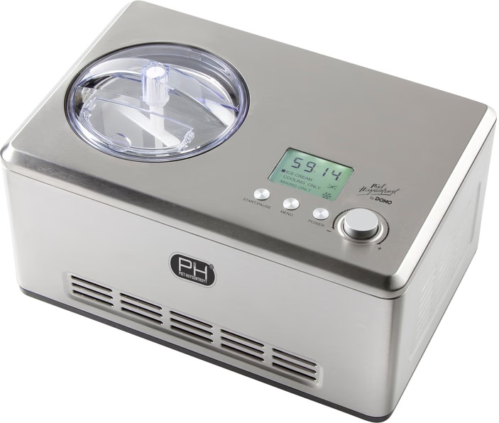 DOMO DO9201I Zelfvriezende IJsmachine - 2L - Compressor - RVS