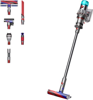 Dyson V12 Origin - Steelstofzuiger - Zilver/Nikkel - 150 Air Watts - HEPA-filtratie - Compact en krachtig
