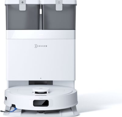 ECOVACS - DEEBOT T30C Gen 2 - Stofzuig en dweilrobot (Wit) - 25.000 Pa zuigkracht- Zelfreinigende Robotstofzuiger met Wa