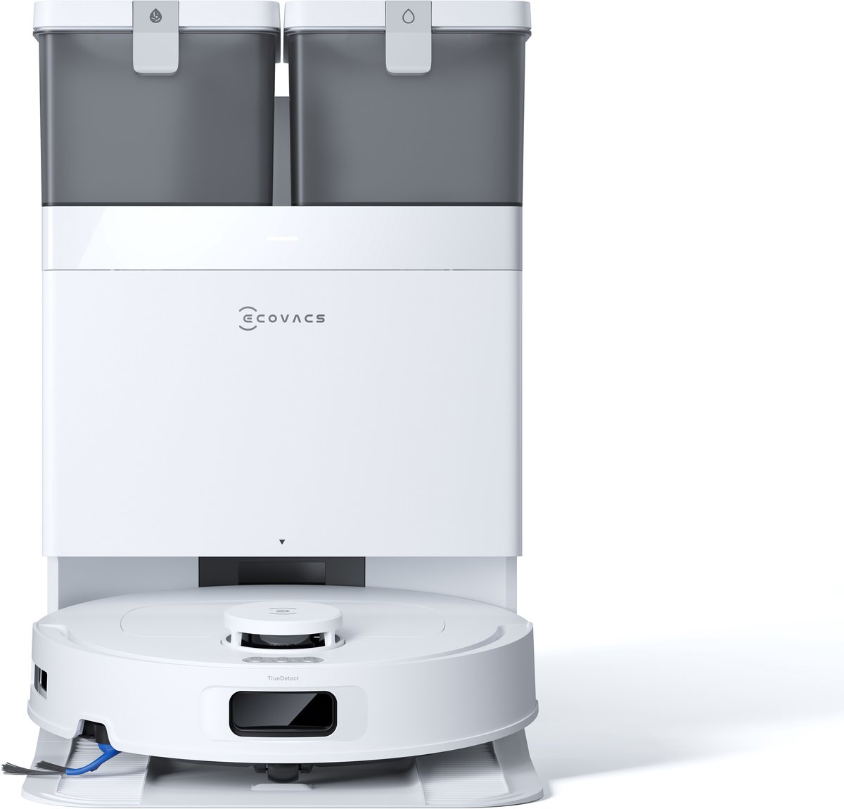 ECOVACS - DEEBOT T30C Gen 2 - Stofzuig en dweilrobot (Wit) - 25.000 Pa zuigkracht- Zelfreinigende Robotstofzuiger met Wa