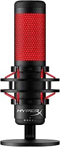 HyperX QuadCast - Micro en streaming - PS4/Windows/MAC - Rouge