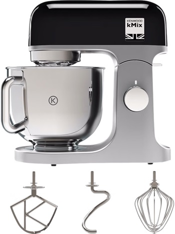 Kenwood kMix KMX750BK - Machine de cuisine - Noir - 1000 Watts - Design élégant