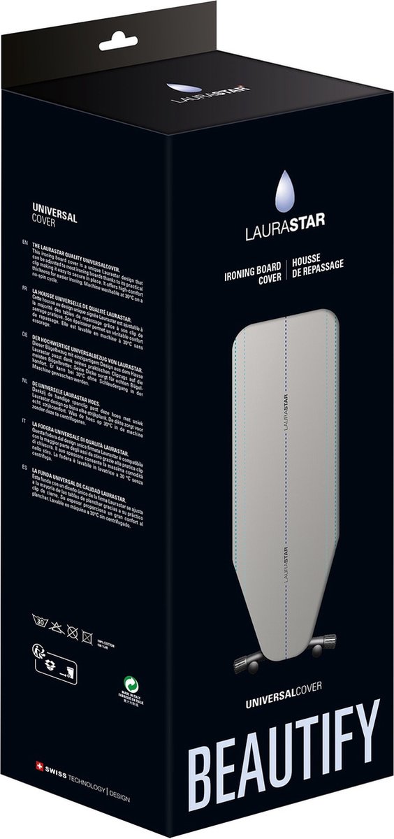 Laurastar universele universele hoes lichtgrijs SMART, 131cm x 55cm