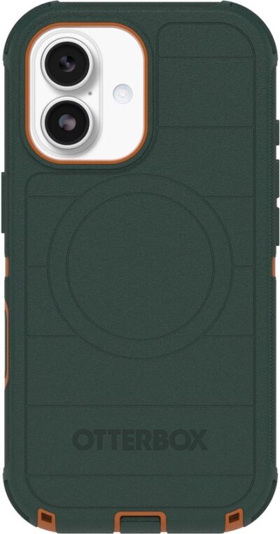 Otterbox Defender Pro Geschikt voor iPhone 17 hoesje - magnetisch Camera Control Backcover - Groen