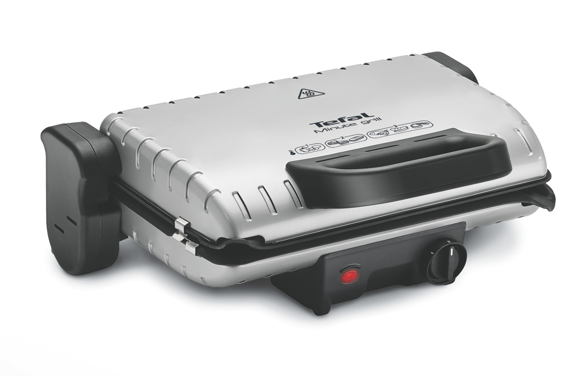 Tefal Minute Grill GC205012 Contactgrill - Barbecuestand - Regelbare temperatuur - Uitneembare Anti-aanbakplaten - Verti