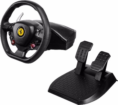 Thrustmaster T80 Ferrari 488 GTB - Volant de course et pédales - PS5/PS4/PC